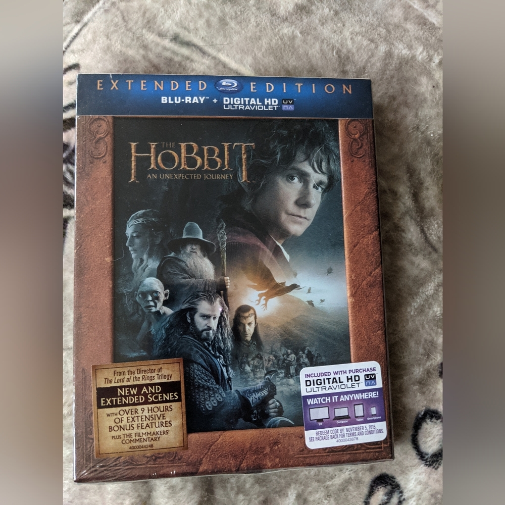 The Hobbit: An Unexpected Journey Extended Edition 2-Pack (Blu-Ray + Digital HD)